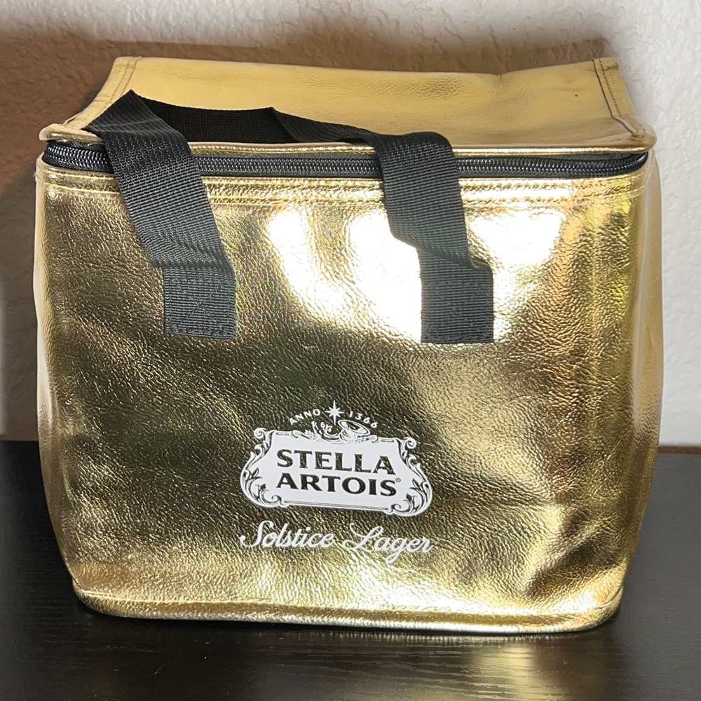 Stella Artois Solstice Lager Gold Insulated Cooler Bag‎ Lunch Tote